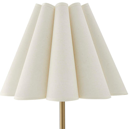 Lilabet - Fluted Shade Table Lamp - Gold