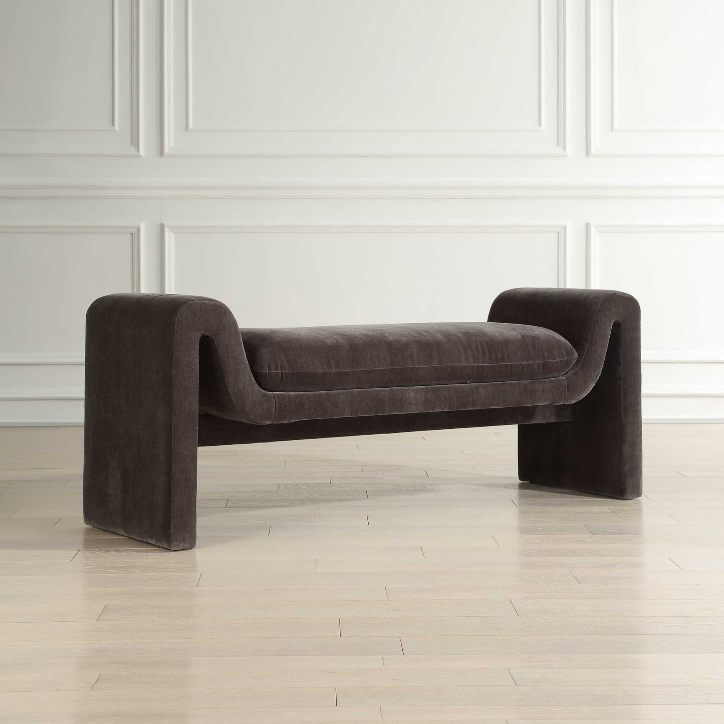 Manson - Modern Bench - Charcoal