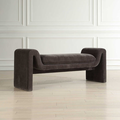 Manson - Modern Bench - Charcoal
