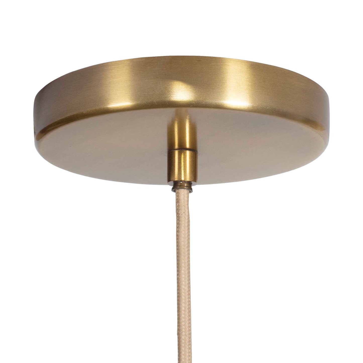 Sigh - Woven Brass 1 Light Pendant - Brass