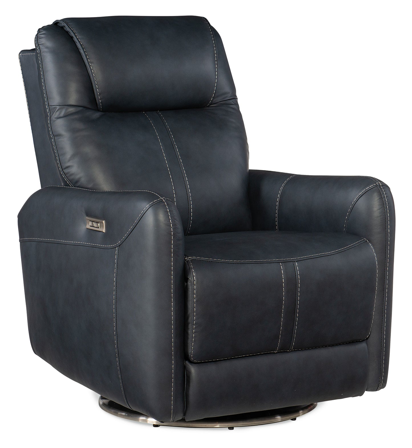 Steffen - Swivel Recliner With Power Headrest