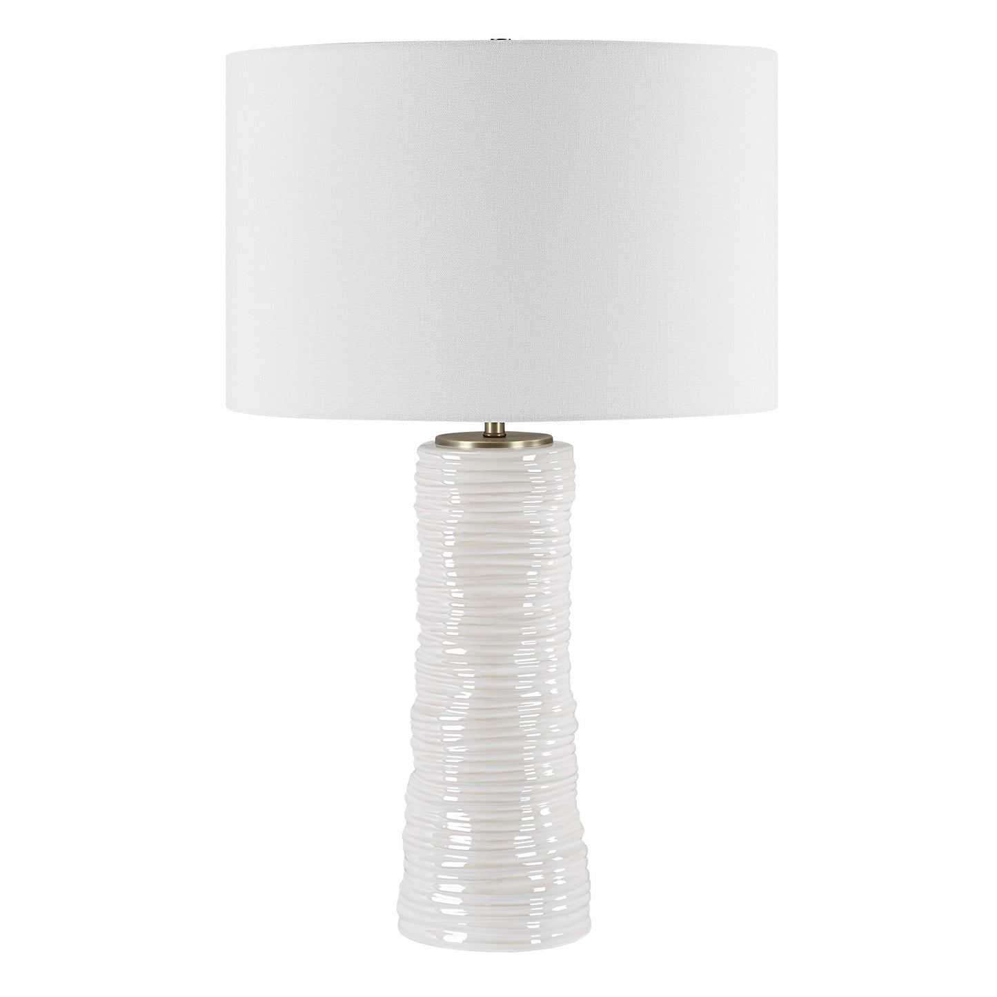 Pavlova Glossy - White Table Lamp