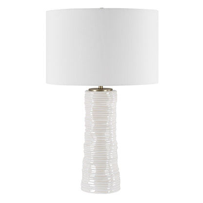 Pavlova Glossy - White Table Lamp