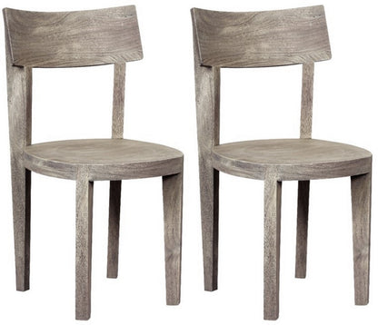 Yukon - Round Seat Dining Chairs (Set of 2) - Sandblast Gray