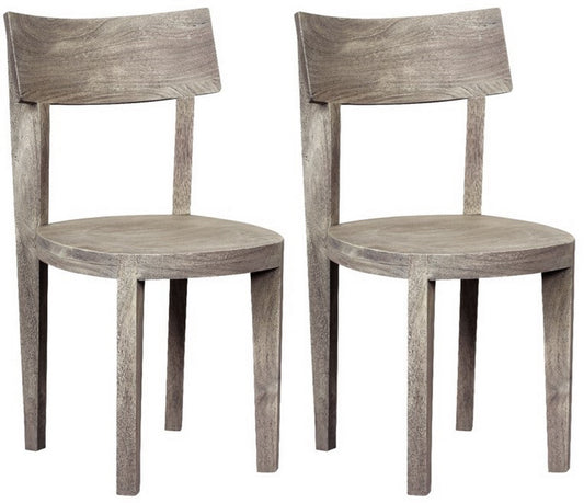 Yukon - Round Seat Dining Chairs (Set of 2) - Sandblast Gray