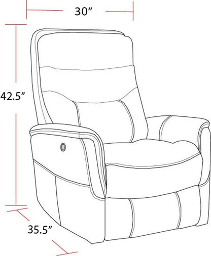 Gemini - Power Swivel Glider Recliner