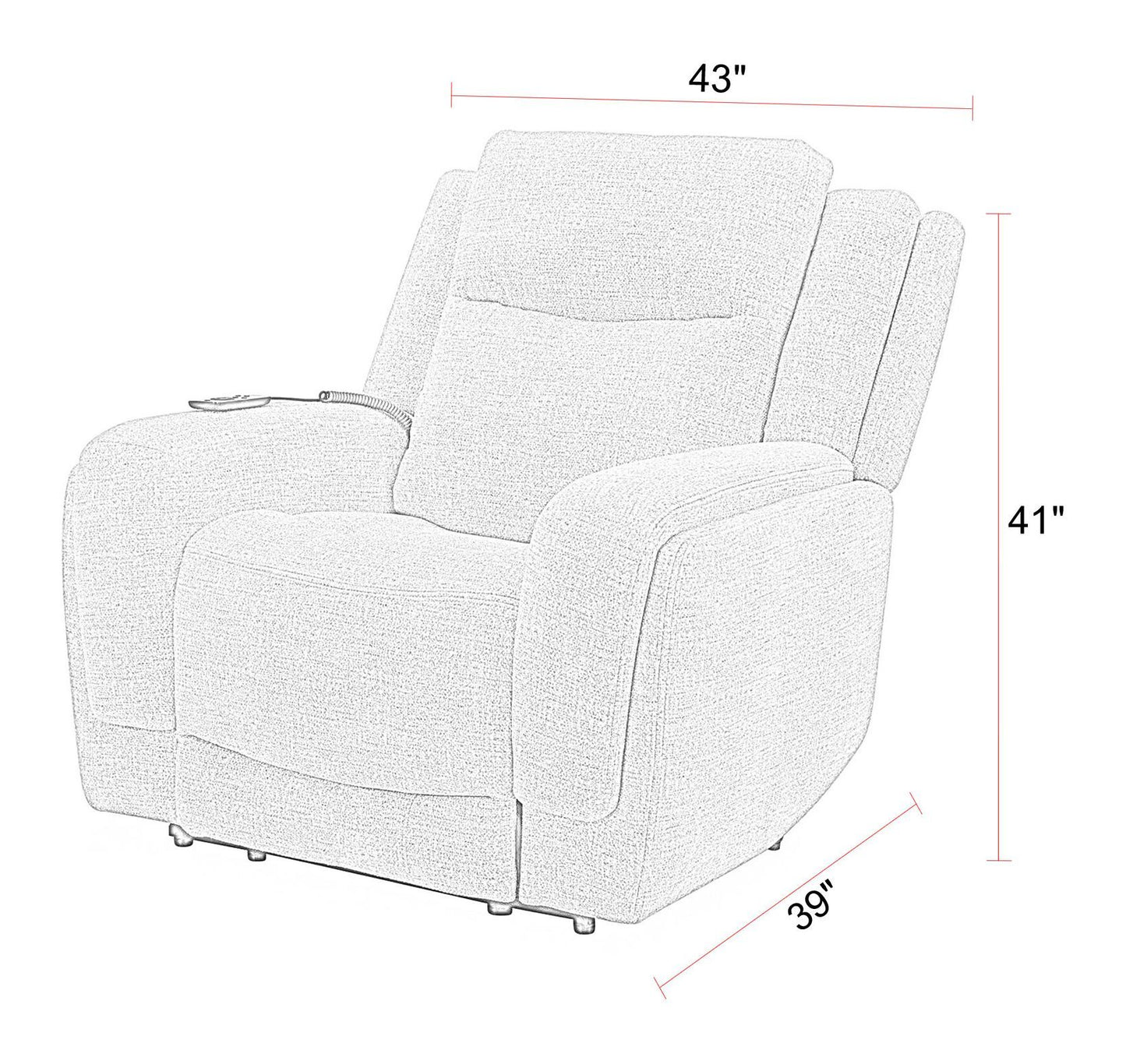 Penfield - Power Zero Gravity Recliner With Heat And Massage