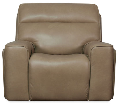 Riverton - Power Gliding Recliner With Power Headrest And Lumbar - Brown