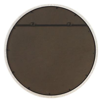 Crystalline - Round Mirror - White