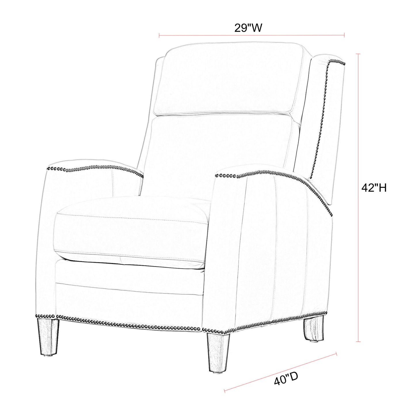 Vermont - Manual Pushback Recliner