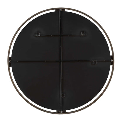 Cornelia - Black Round Mirror