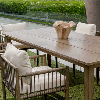 Teak Flow - Outdoor Bowl - Natural