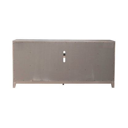 Fireplace TV Consoles - 80" Fireplace TV Console - Light Brown