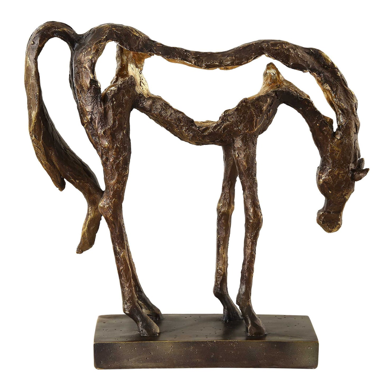 Openly Grazing - Horse Sculpture