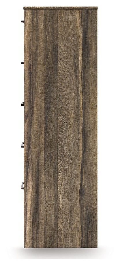 Elbrim - Brown - Five Drawer Chest