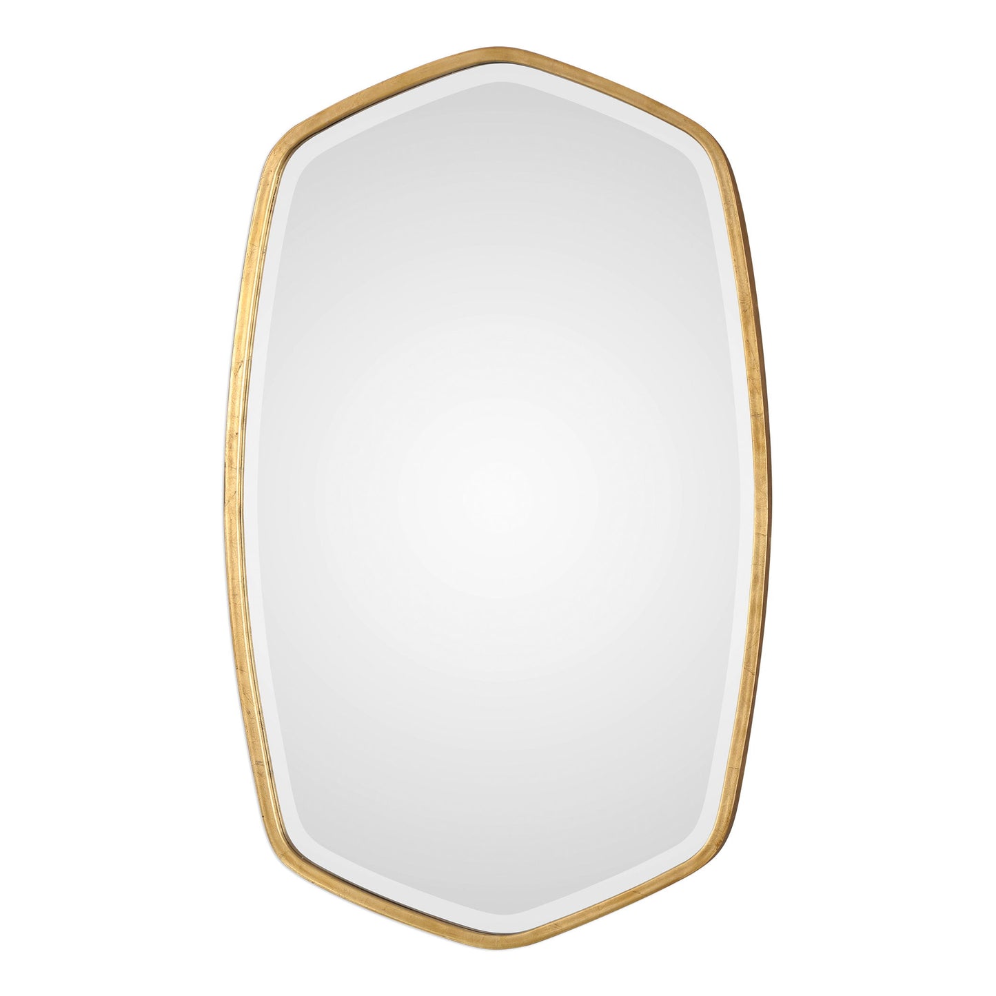 Duronia - Mirror - Antiqued Gold