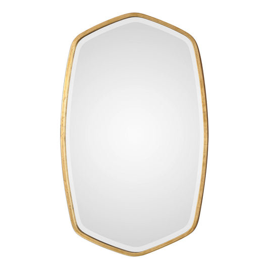 Duronia - Mirror - Antiqued Gold