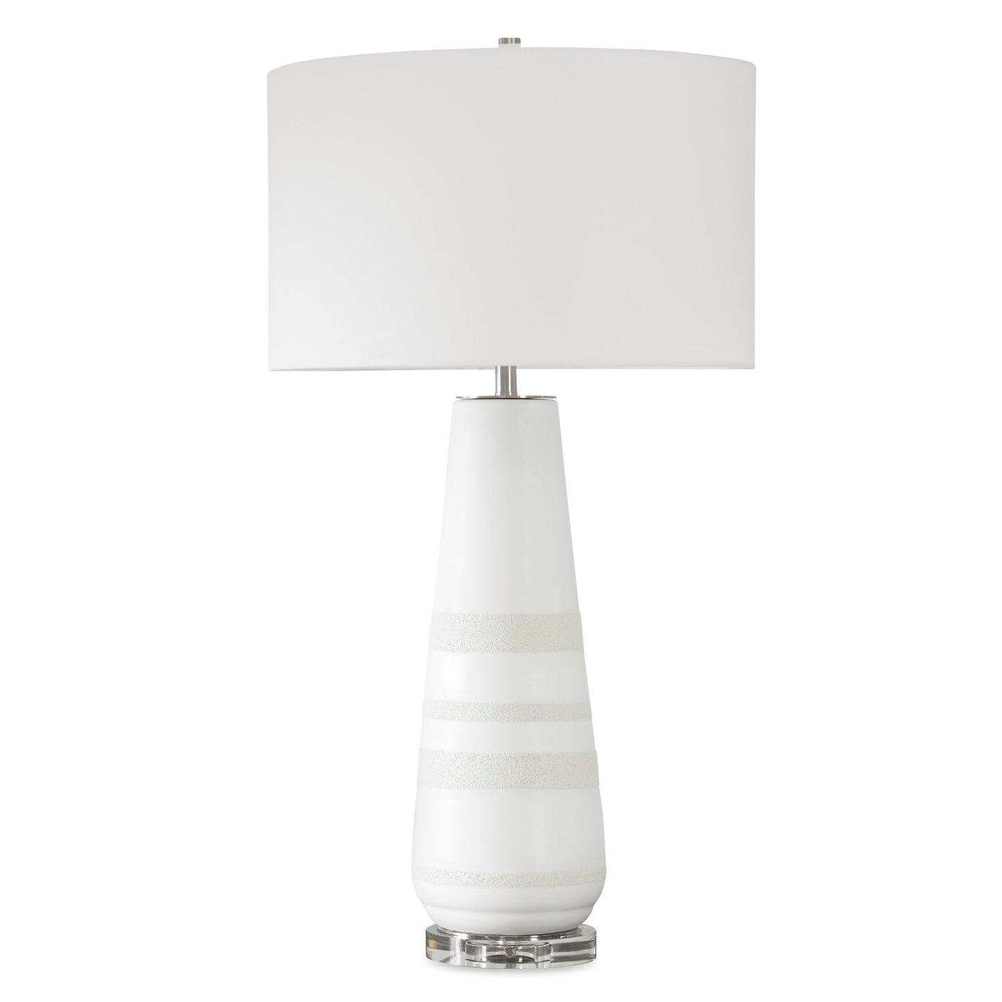 Santino - Crackled Ivory Table Lamp