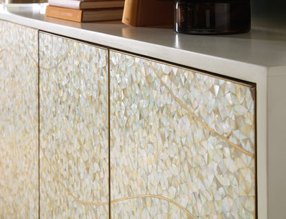 Melange - Shelly Credenza - White