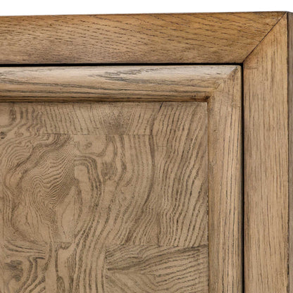 Paltrow - Burl 2 Door Cabinet - Woodtone