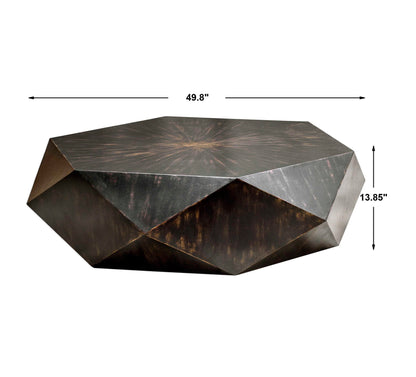 Volker - Coffee Table - Worn Black