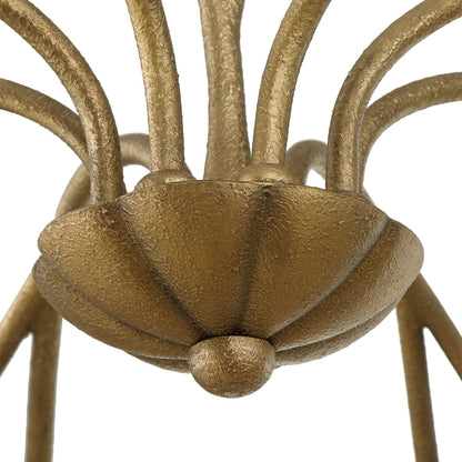 Corella - 8 Light Chandelier - Gold