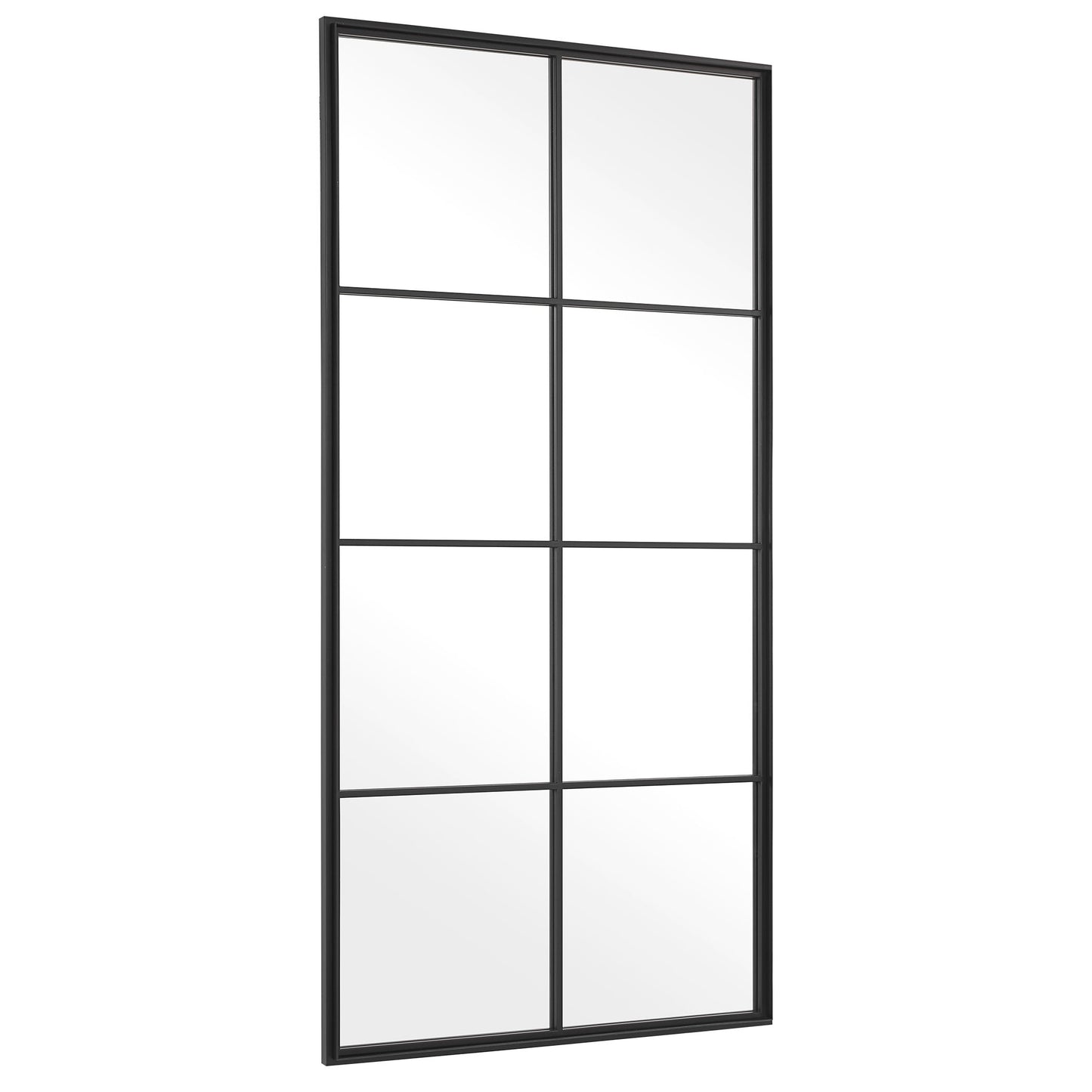 Rousseau - Iron Window Mirror - Black