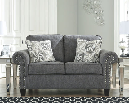 Agleno - Charcoal - Loveseat