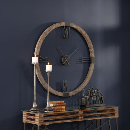 Marcelo - Modern Wall Clock - Light Brown