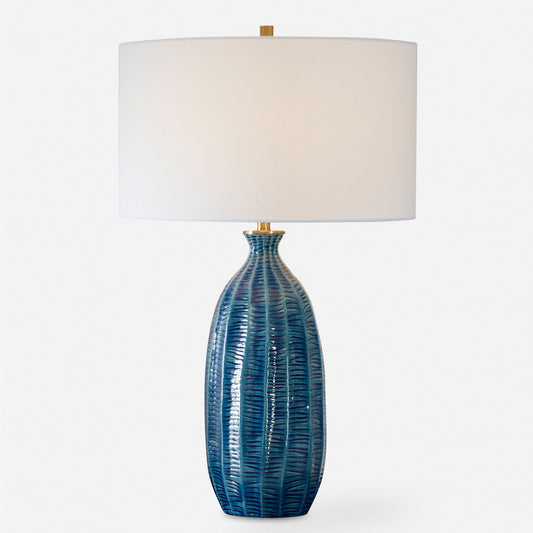 Bixby - Blue Table Lamp