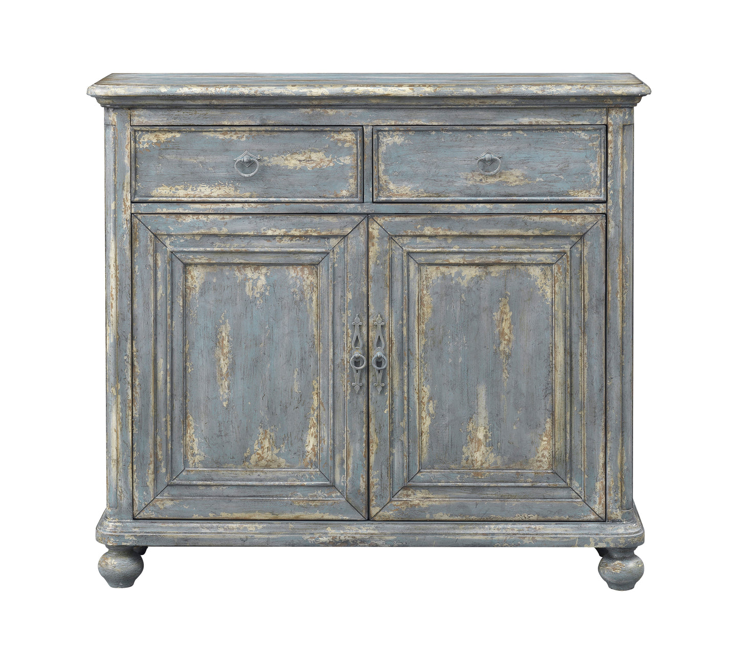 Azora - Two Drawer Two Door Cabinet - Joline Aged Blue