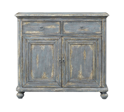 Azora - Two Drawer Two Door Cabinet - Joline Aged Blue