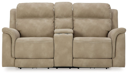 Next-Gen Durapella - Reclining Power Loveseat With Console