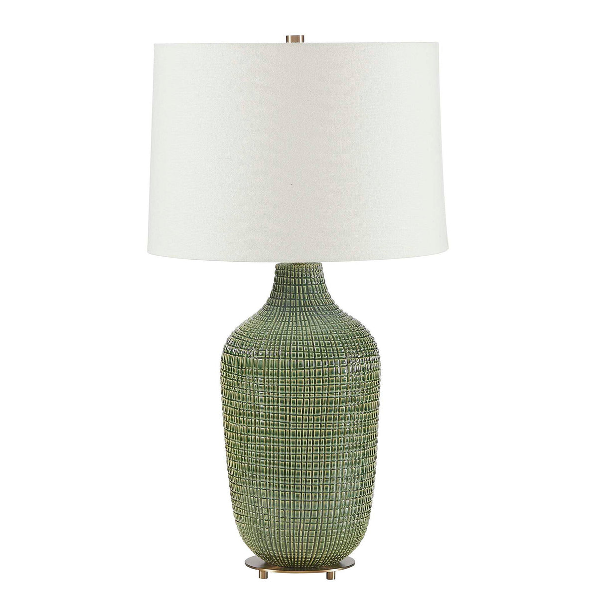 Dulcich - Grid Table Lamp - Green