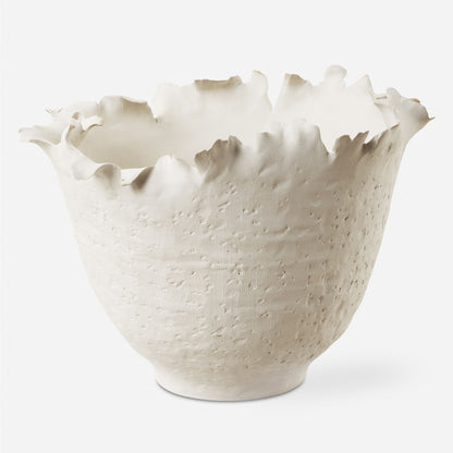 Blossom - Tall Off-White Bowl