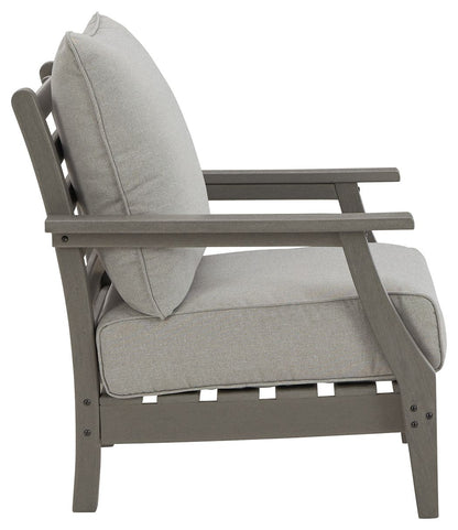 Visola - Gray - Lounge Chair w/Cushion (Set of 2)