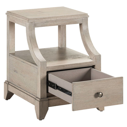 New Haven - Chairside Table - Sanctuary White