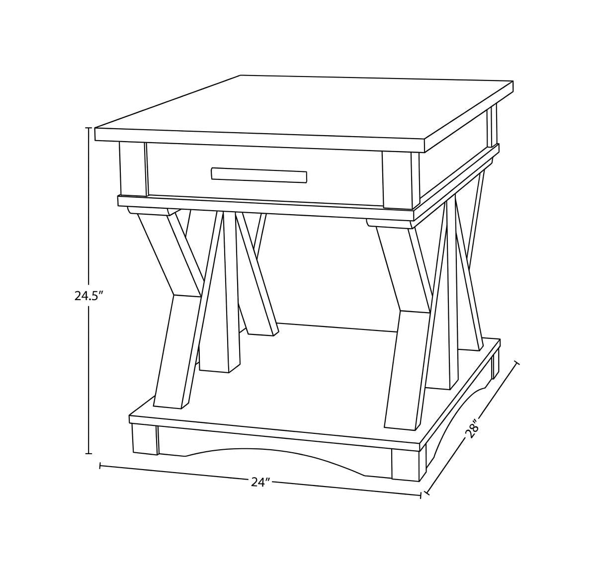 Americana Modern - Lift Top Cocktail Table Set