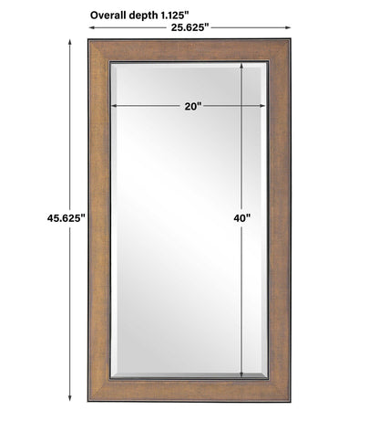 Valles - Rust Mirror - Golden