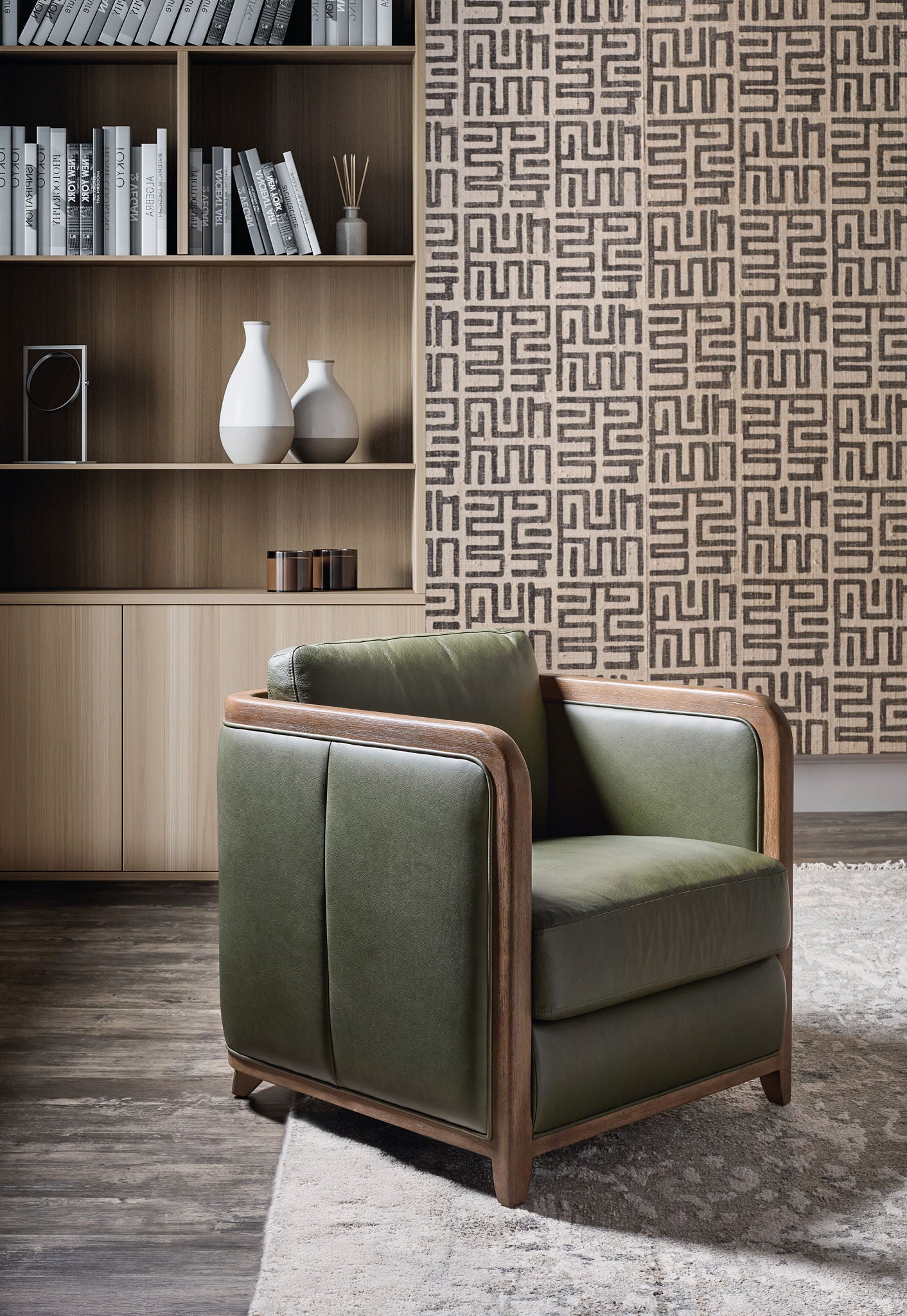 CC - Breeze Accent Chair - Dark Green