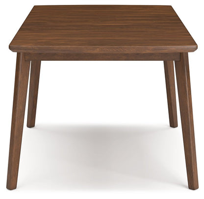 Lyncott - Brown - Rectangular Dining Room Butterfly Extension Table