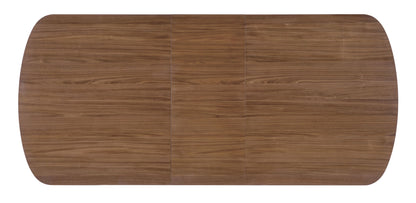 Eleana - Rectangle Dining Table With Two Leaves - Medium Wood