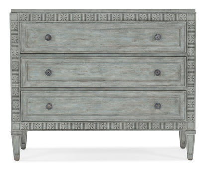 Charleston - Three-Drawer Chest - LIght Blue