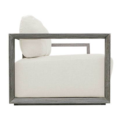 Remsen - Outdoor Sofa - White / Brown