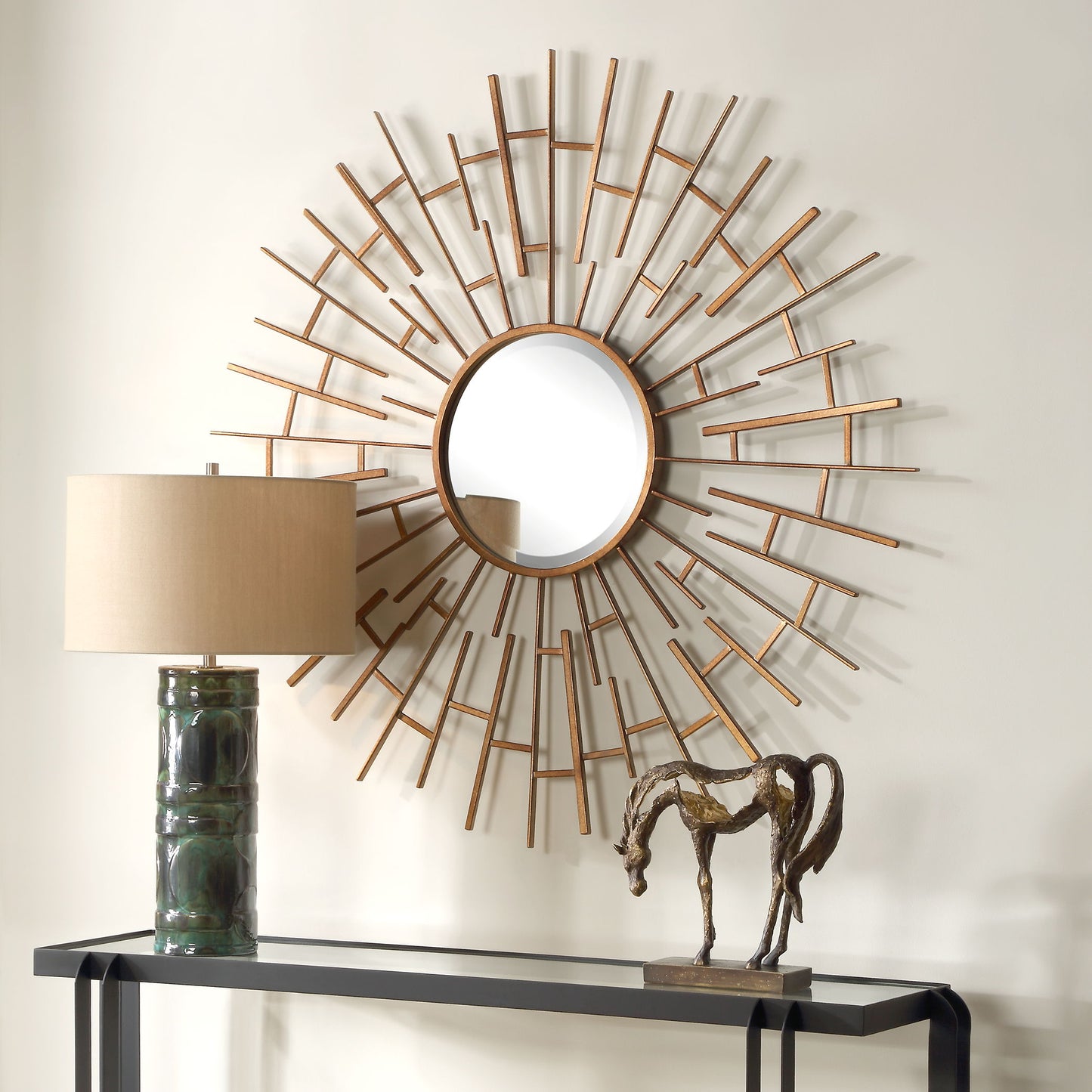 Tangled - Round Mirror - Bronze