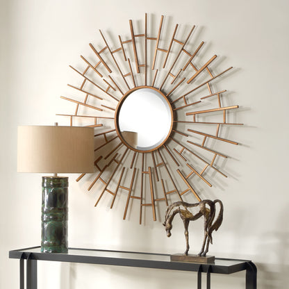 Tangled - Round Mirror - Bronze