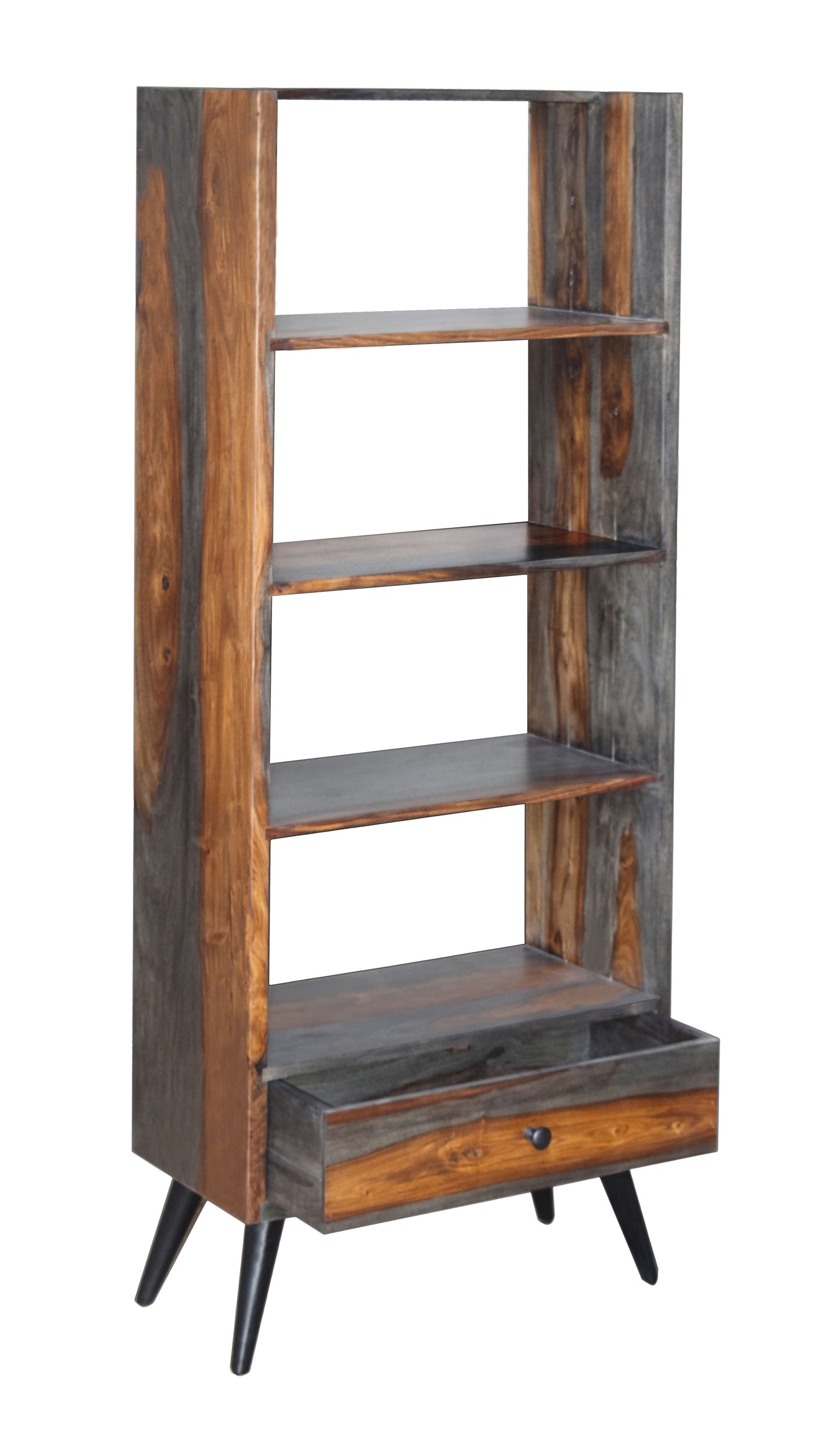 Waylen - Etagere - Sierra Brown / Black Powder Coat Finish