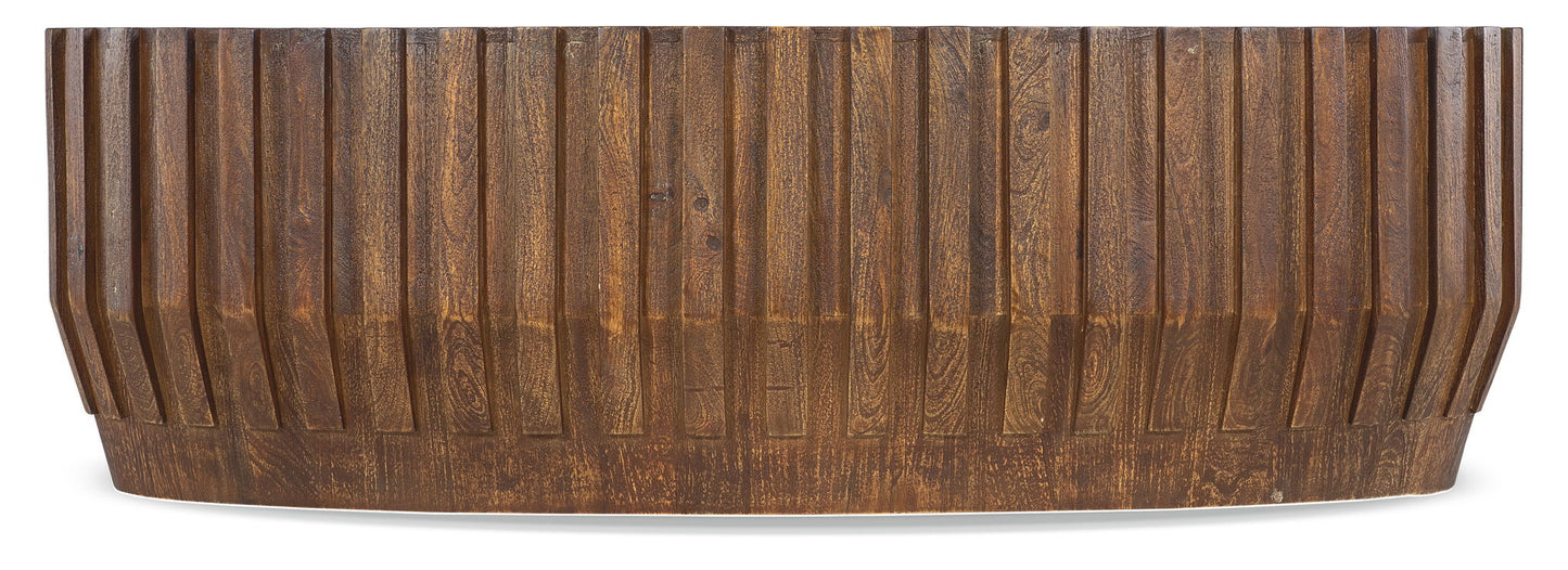 Commerce And Market - Gears Oval Cocktail Table - Bronze