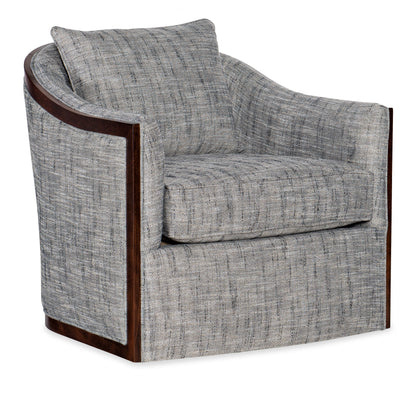 Coco - Exposed Wood Swivel Chair