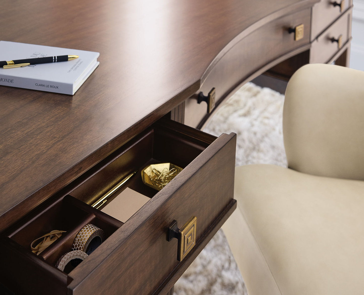 Diplomat - Diplomat Writing Desk - Dark Brown